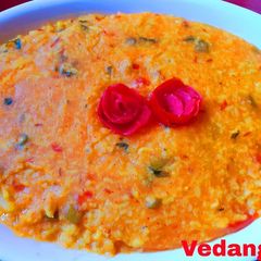 Pavbhaji Khichdi (No onion & No garlic) A picture of Pavbhaji Khichdi (No onion & No garlic).
