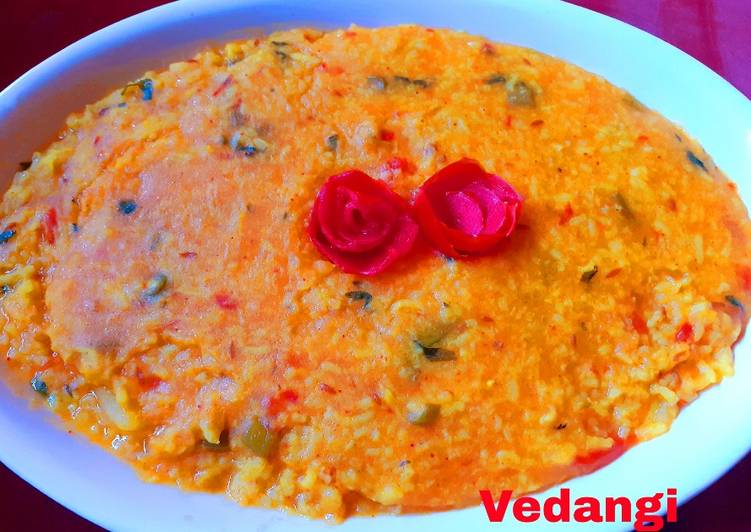 Simple Way to Make Homemade Pavbhaji Khichdi (No onion &amp; No garlic)