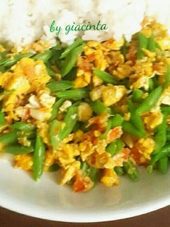 Foto resep Buncis Orak-arik telur