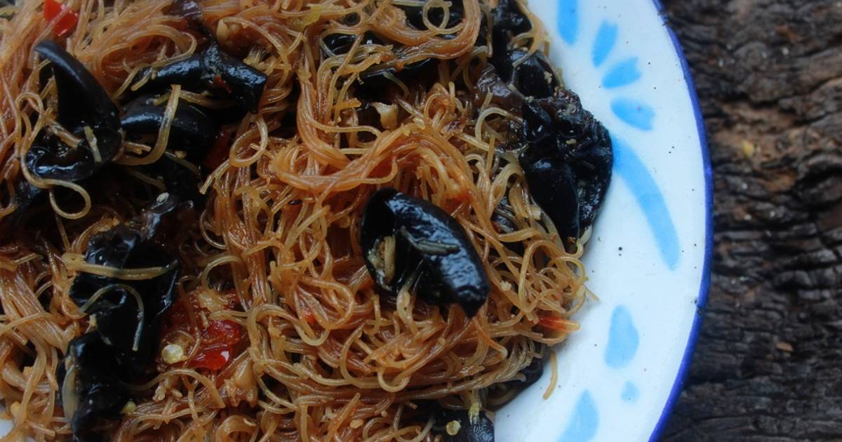 Bihun Jamur Kuping Kacang Kapri - Cara Mengolah Jamur Kuping Beserta