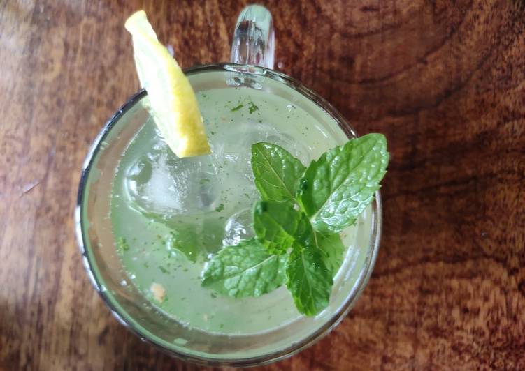 Recipe of Homemade Lemon mint juice