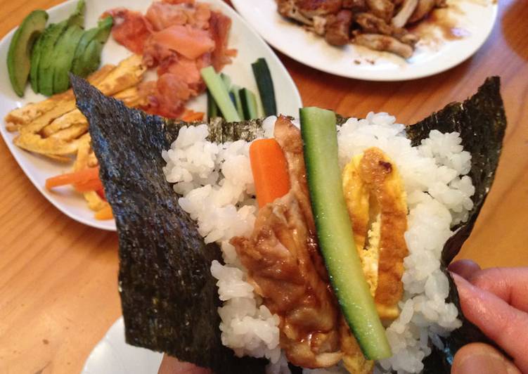 Recipe of Any-night-of-the-week Temaki-zushi