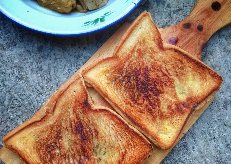 Roti panggang teflon