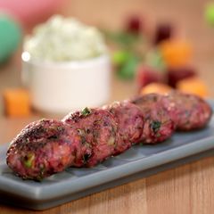 A picture of Farali Stuffed Pattice.