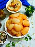 Crispy Golgappa Shells (Suji, All-Purpose Flour, and Whole Wheat Mix)