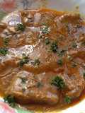 Lomo de cerdo en salsa de naranja
