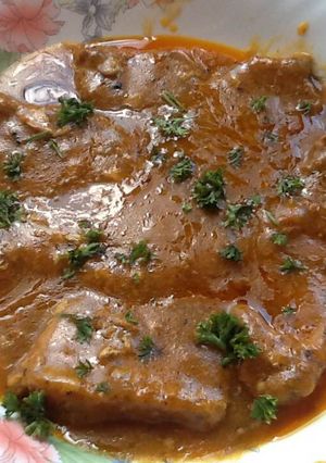 Una foto de Lomo de cerdo en salsa de naranja