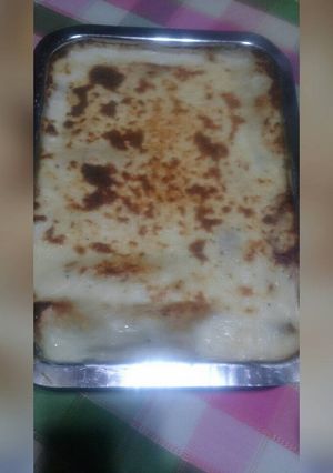 Una foto de Canelones de carne y espinaca
