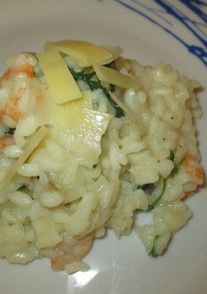 Foto de Risotto de tamboril e camarão