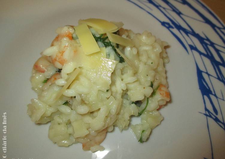 Risotto de tamboril e camarão - Tudogosreceitas