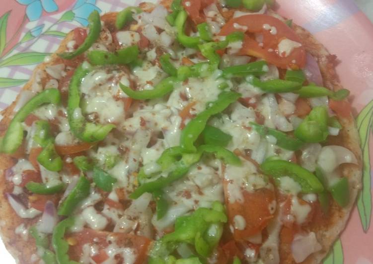 Simple Way to Prepare Speedy Veggie Pizza