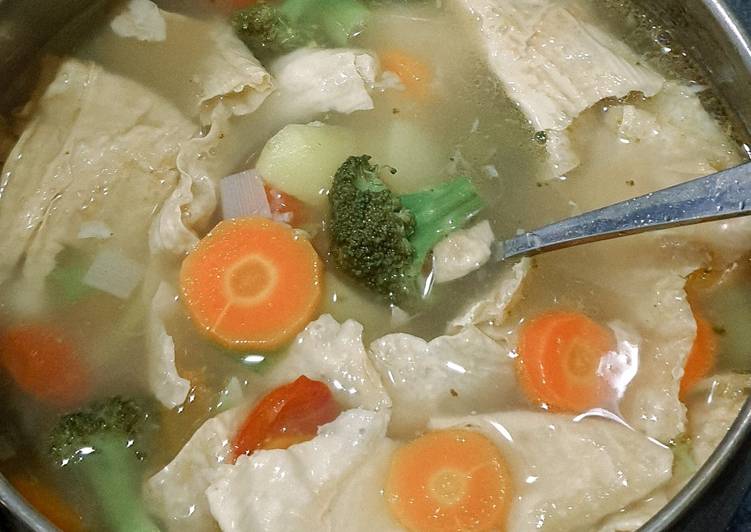 Resep Sayur Sop Kembang Tahu yang Menggugah Selera