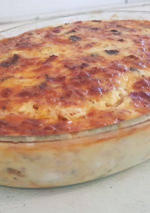 A picture of Bacon & Ham Quiche (aka Souttert).