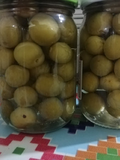 عکسی از دستور ترشی آلوچه سبز