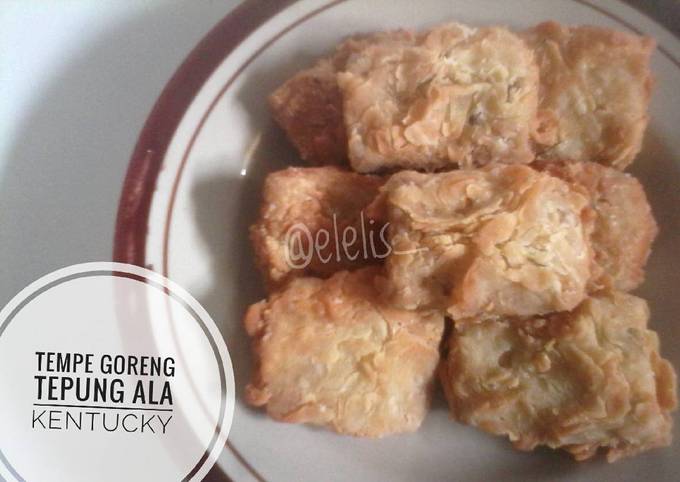 Tempe Goreng Tepung Ala Kentucky