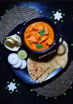 A picture of Paneer Matar Sabji.