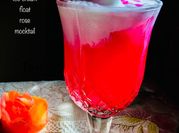 A picture of rose mocktail