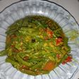 Tumis kacang panjang bumbu kuning