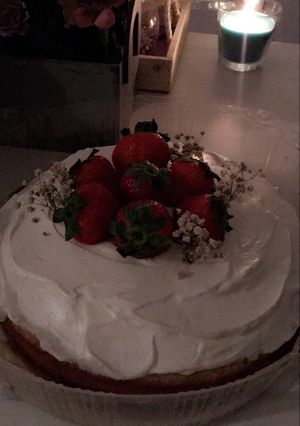 صورة لوصفة كيك على طريقتي 🍓