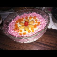 A picture of Dudh ka halwa (thandai flavour).