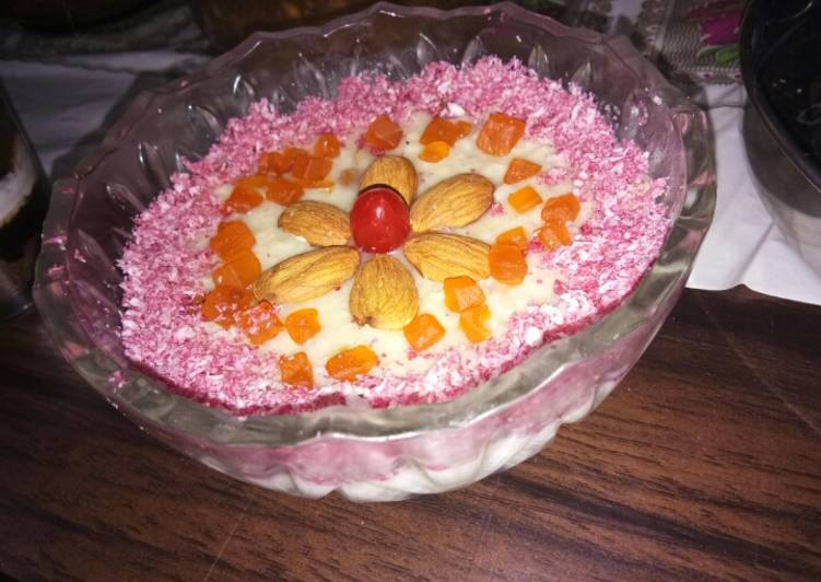 Recipe of Speedy Dudh ka halwa (thandai flavour)