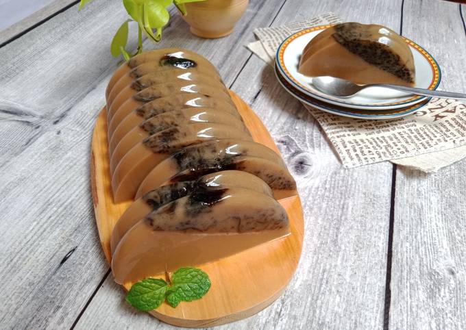 Langkah Mudah untuk Membuat Puding Cappucino Cincau Anti Gagal