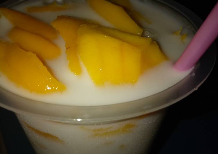 Cara Gampang Menyiapkan Ice mango Anti Gagal