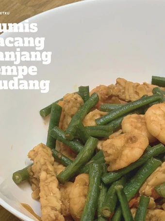 Langkah Mudah untuk Membuat Resep Tumis kacang panjang, tempe dan udang (Menu diet) yang Sempurna Anti Ribet, Lezat