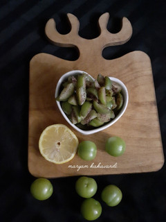 عکسی از دستور گوجه سبز و سماق