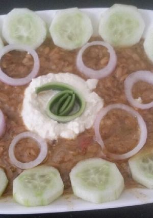 A picture of Creamy Mash daal.