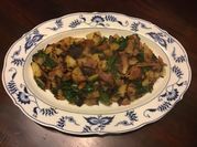 A picture of potato stir fry