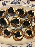 California Farm Frugal Caviar Blini Appetizers