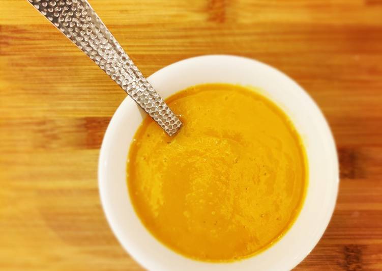 My Favorite Vegan Spicy Butternut Squash &amp; Lentil Soup