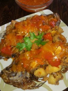 Foto resep Gurame fillet saus pedas manis