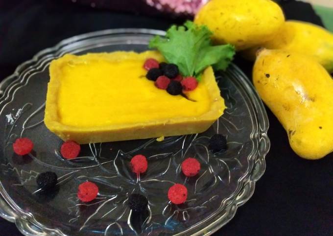 Mango bar cheese cake