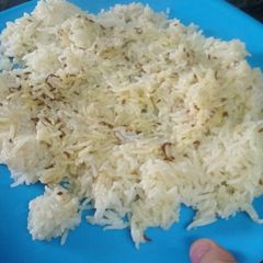 A picture of Jeera rice.