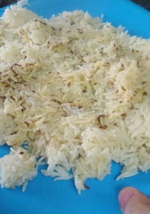 A picture of Jeera rice.