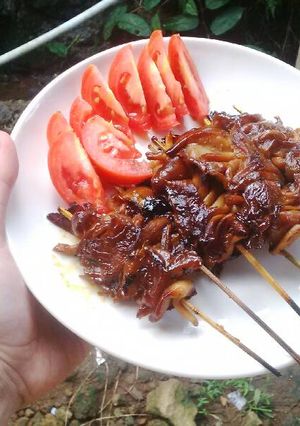 Foto resep Sate Jamur