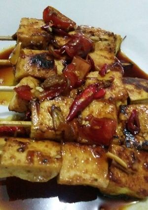 Foto resep Sate tahu simpel
