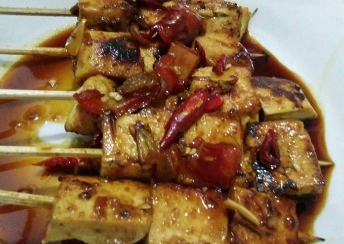 Sate tahu simpel