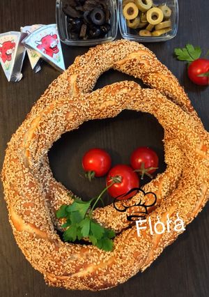 عکسی از دستور نان سیمیت ترکیه