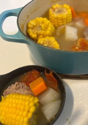 超簡易果蔬排骨湯 的食譜成品照片