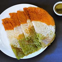 Tricolour Neer Dosa A picture of Tricolour Neer Dosa.