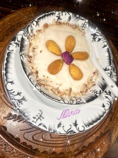 عکسی از دستور حریره بادام یا فرنی بادام