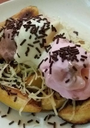 Foto resep Pisang panggang coklat keju