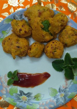 A picture of Carom leaves fritata.