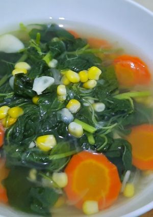 Foto resep 13. Sayur Bening Bayam (Sayur Bening Kunci)