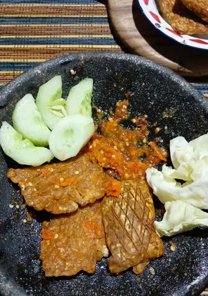 Foto resep Tempe Penyet Sambel Bawang