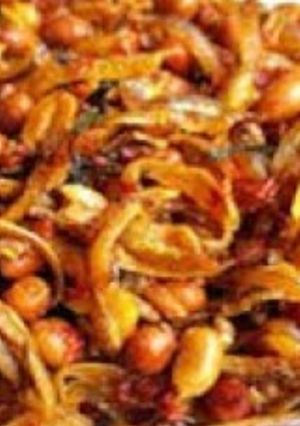 Foto resep Sambal goreng teri kacang