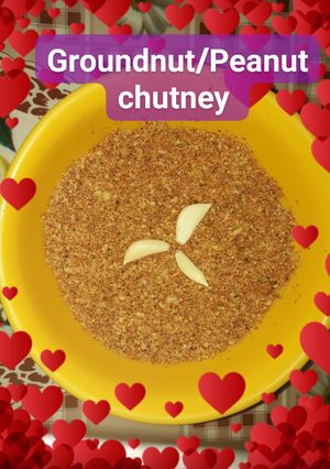 A picture of Groundnut/ Peanut chutney.